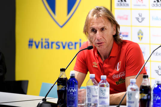 Ricardo Gareca, head coach of Peru