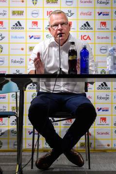 Janne Andersson, head coach of Sweden
