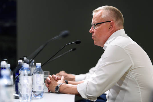 Janne Andersson, head coach of Sweden