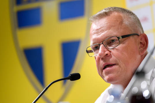 Janne Andersson, head coach of Sweden