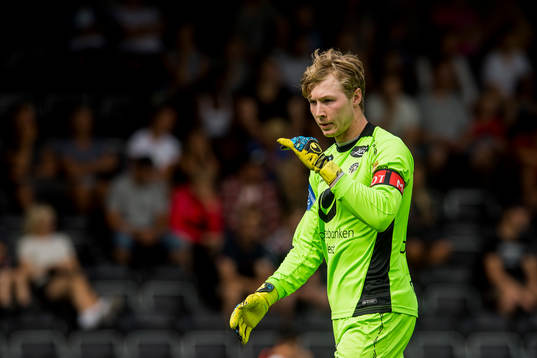 Goalkeeper Mathias Dyngeland of Sogndal