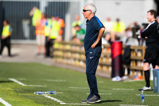 Egil "Drillo" Olsen, head coach of Norway
