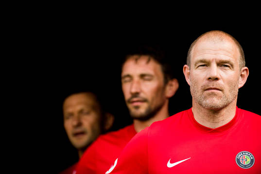 Roar Strand, Vidar Riseth and Egil Østenstad of Norway