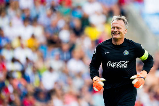 Goalkeeper Frode Grodås of Norway
