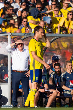 Janne Andersson, head coach of Sweden