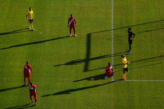 Ola Toivonen of Sweden (R) looks dejected