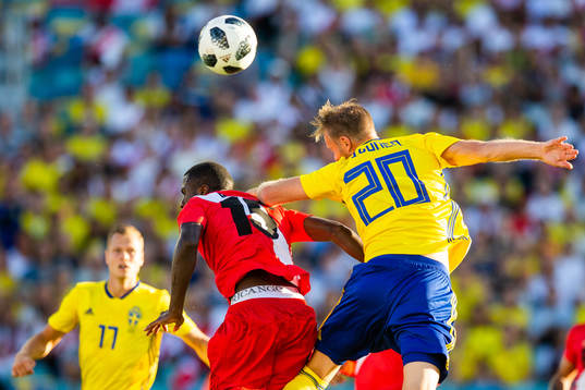 of PeruChristian Ramos of Peru competes for the ball with