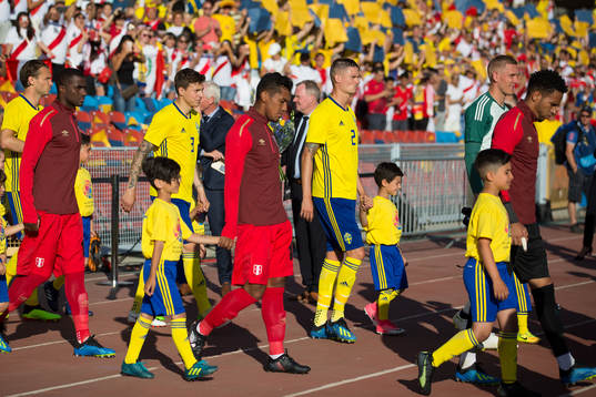 Victor Nilsson Lindelöf of Sweden and Mikael Lustig of