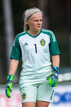 Sveriges målvakt Emma Holmgren