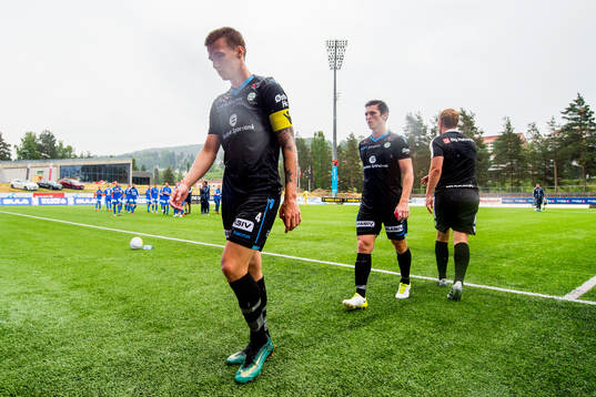 Axel Kryger of Sandnes Ulf looks dejected