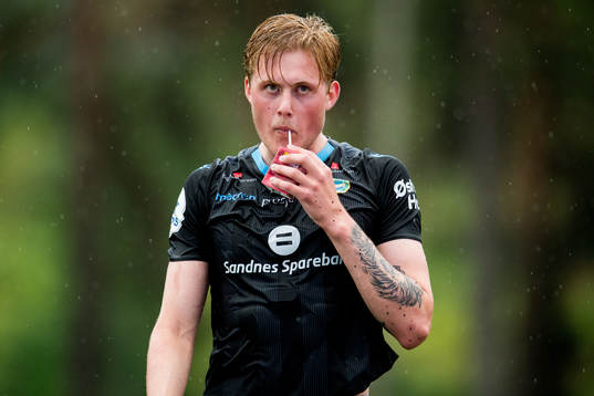 Vegard Aasen of Sandnes Ulf looks dejected