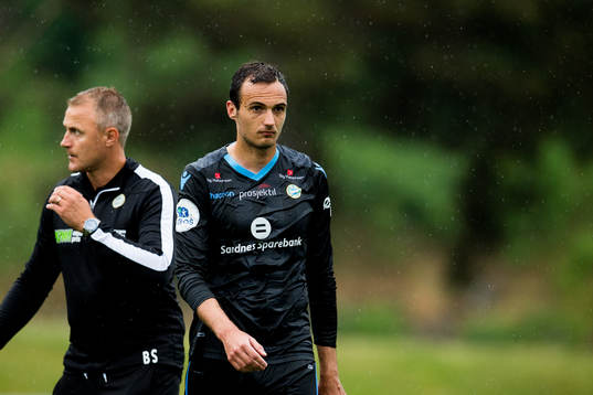 Jasmin Bogdanovic of Sandnes Ulf looks dejected