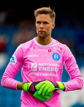 Goalkeeper Nils Jonathan Johansson of Notodden