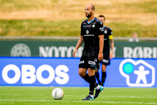 Kristian Brix of Sandnes Ulf looks dejected