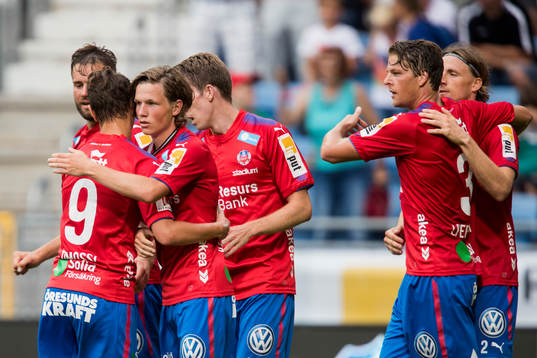 Helsingborgs Max Svensson jublar