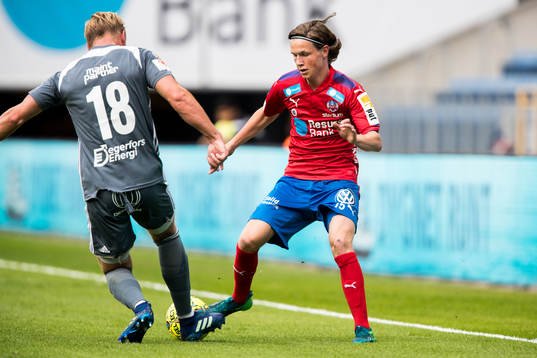 Degerfors Oliver Ekroth och Helsingborgs Max Svensson