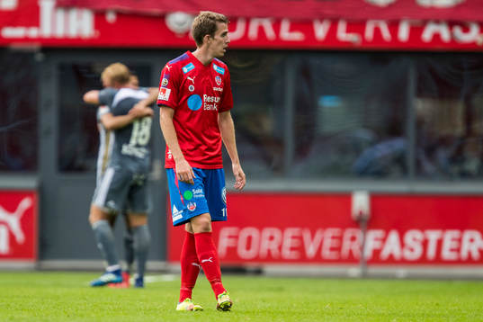 Helsingborgs Adam Eriksson deppar