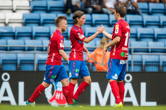 Helsingborgs Max Svensson jublar