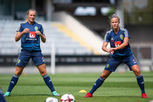 Magdalena Eriksson och Hanna Glas