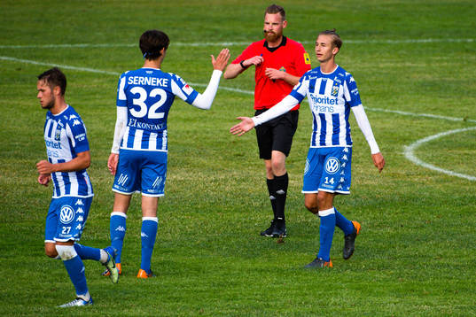 IFK Göteborgs Benjamin Nygren jublar