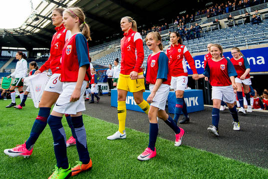 Goalkeeper Ingrid Hjelmseth of Norway