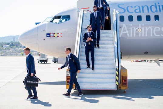 Oscar Hiljemark, Viktor Claesson, Marcus Rohdén and Isaac
