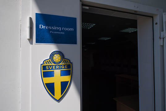 Entrance to a dressing room