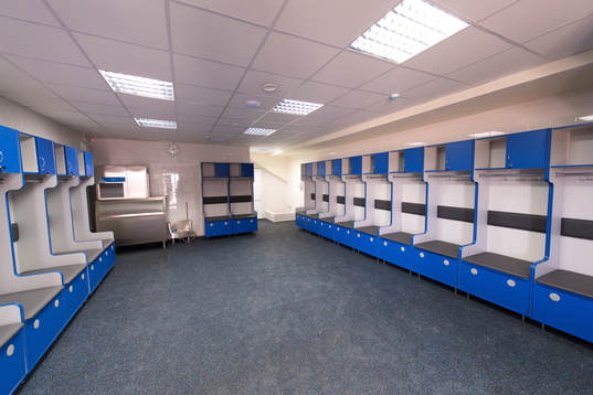 A dressing room