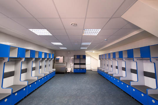 A dressing room
