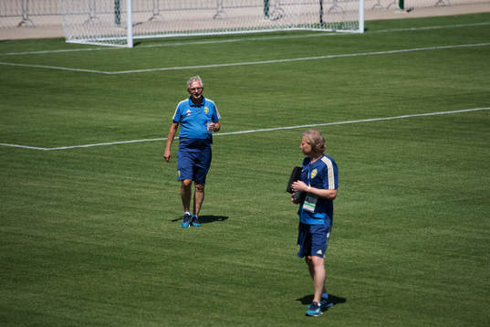 Assistant Team Manager Stefan Pettersson and Team Manager