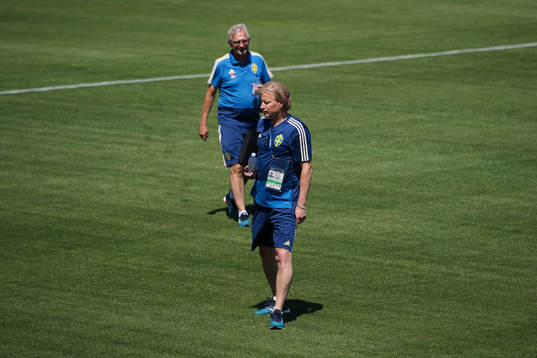 Assistant Team Manager Stefan Pettersson and Team Manager