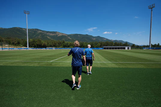 Assistant Team Manager Stefan Pettersson and Team Manager
