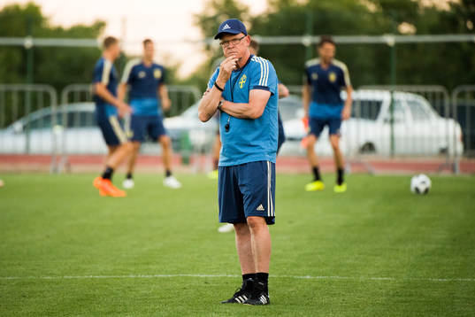 Head coach Janne Andersson of the Swedish national football