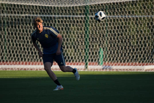 Emil Forsberg of the Swedish national football team