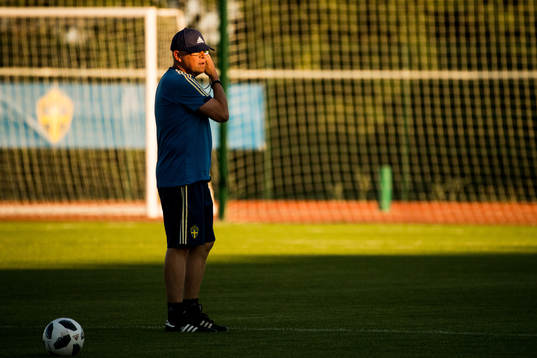 Head coach Janne Andersson of the Swedish national football