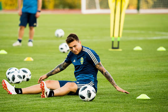 Victor Nilsson Lindelöf of the Swedish national football
