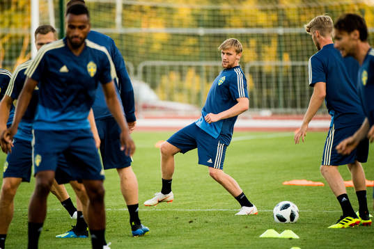 Emil Forsberg of the Swedish national football team