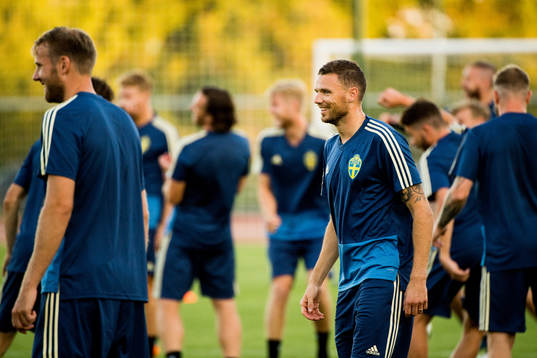 Marcus Berg of the Swedish national football team
