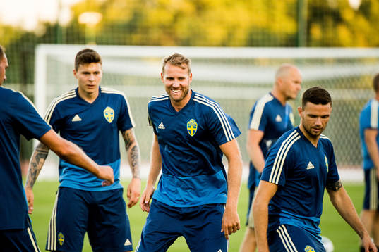 Ola Toivonen of the Swedish national football team