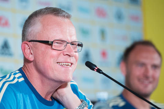 Head coach Janne Andersson of the Swedish national football