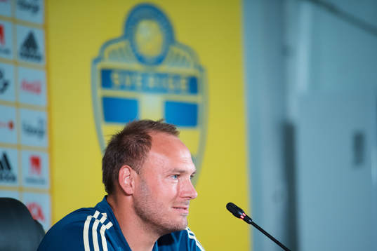Andreas Granqvist of the Swedish national football team at
