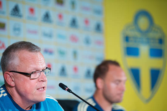 Head coach Janne Andersson of the Swedish national football