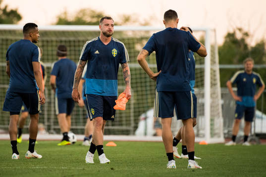 John Guidetti of the Swedish national football team