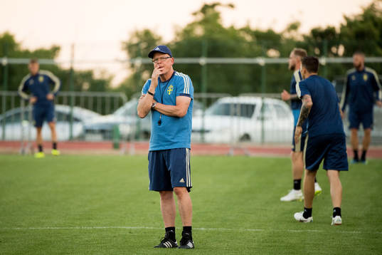 Head coach Janne Andersson of the Swedish national football
