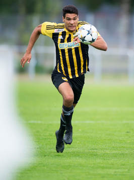 IFK Hässleholms Tommy Filipovic i matchen i DM mellan IFK