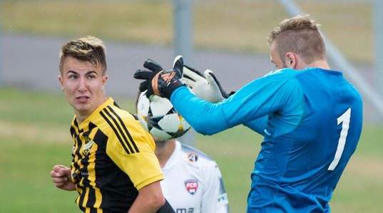 IFK Hässleholms Alexander Nilsson och Isak Olsson i