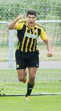 IFK Hässleholms Tommy Filipovic i matchen i division 2