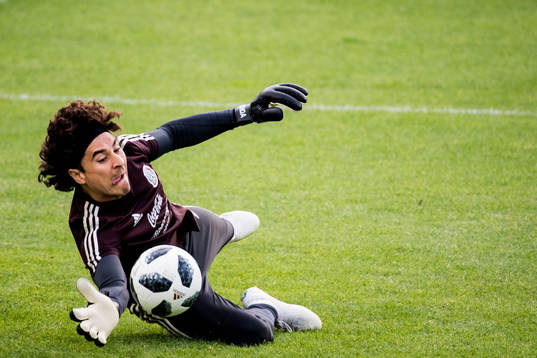 Goalkeeper Guillermo Ochoa of Mexico