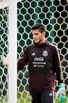Goalkeeper Jose de Jesus Corona of Mexico