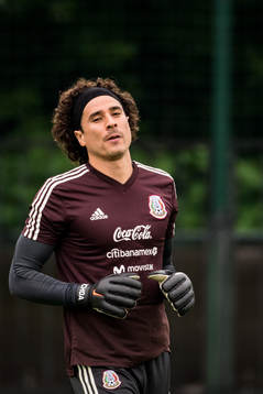 Goalkeeper Guillermo Ochoa of Mexico
